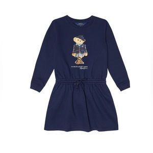 Polo Ralph Lauren Kids Polo Bear fleece sweater dress Size L  Color Navy